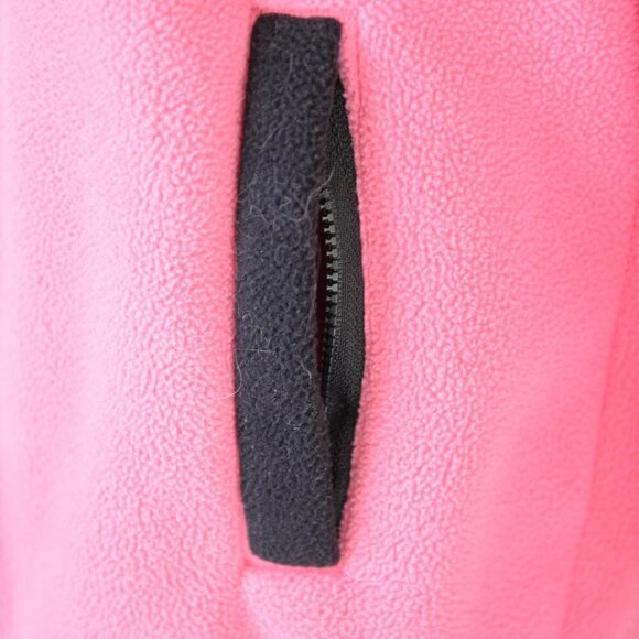 Roots Hot Pink Fleece Sherpa Pullover Sweater Sz XS - Picture 5 of 7